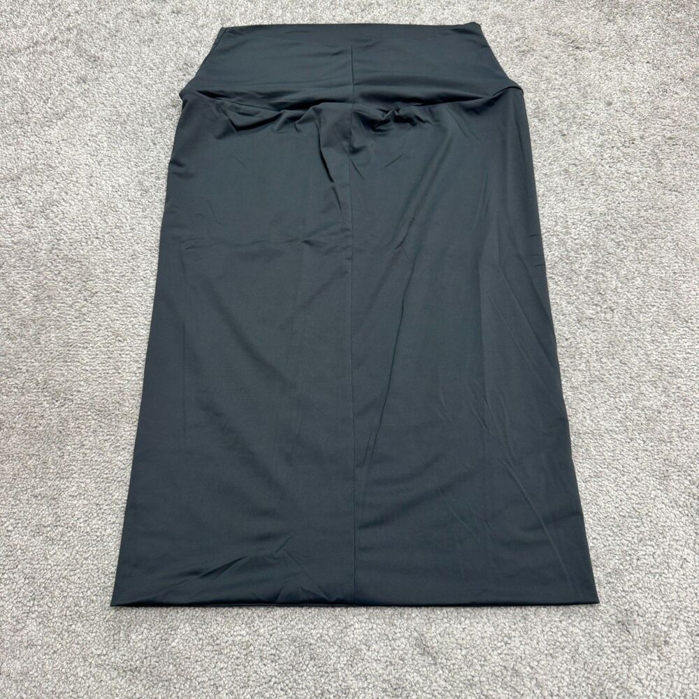 Epoque Evolution Straight Maxi Long Skirt Womens Medium Gray Soft Stretch 24x26